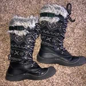 Green Plaid Muk Luks